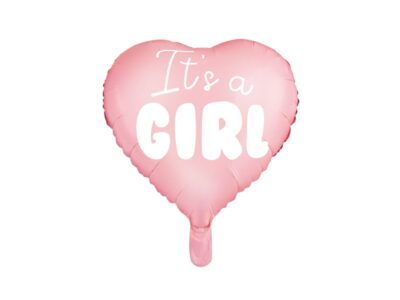 It´s a girl 45cm sydän folio ilmapallo