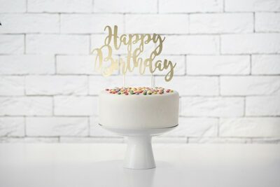 Happy birthday kulta kakkukoriste