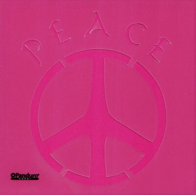 Peace 18x18cm sabluuna